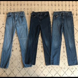 LOT OF 3-Children’s Place Boys Jeans-SIZE 14 SLIM STRAIGHT 👖